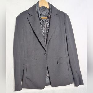 Laundry By Shelli Segal Szs Classic Black Women's Blazer With Liner